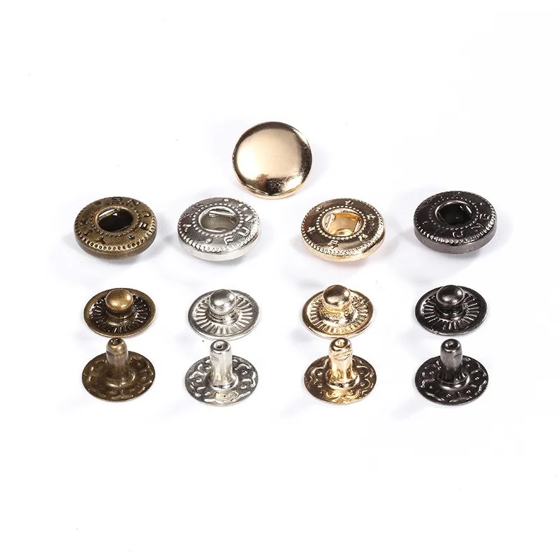 Factory Wholesale 10mm Clothes Metal Snap Buttons For Clothing - Buy ...