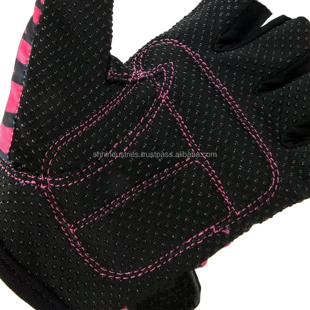 Womens Design Series Zebra Print Lifting Gloves Customized Print High