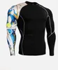 2017 developing rash gaurd glowing white color with sublimated black arm