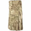 2018 men new black modern utility kilts with box plots hybrid kilts/ Scottish Kilt