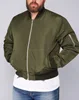 Men Khaki Bomber Jacket With Orange Lining Customize Baseball Bomber Varsity Letterman Puffer Team Jacket