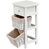 No.3204 Factory Hot selling Wooden Bedroom Bedside Table Nightstand Chest Cabinet