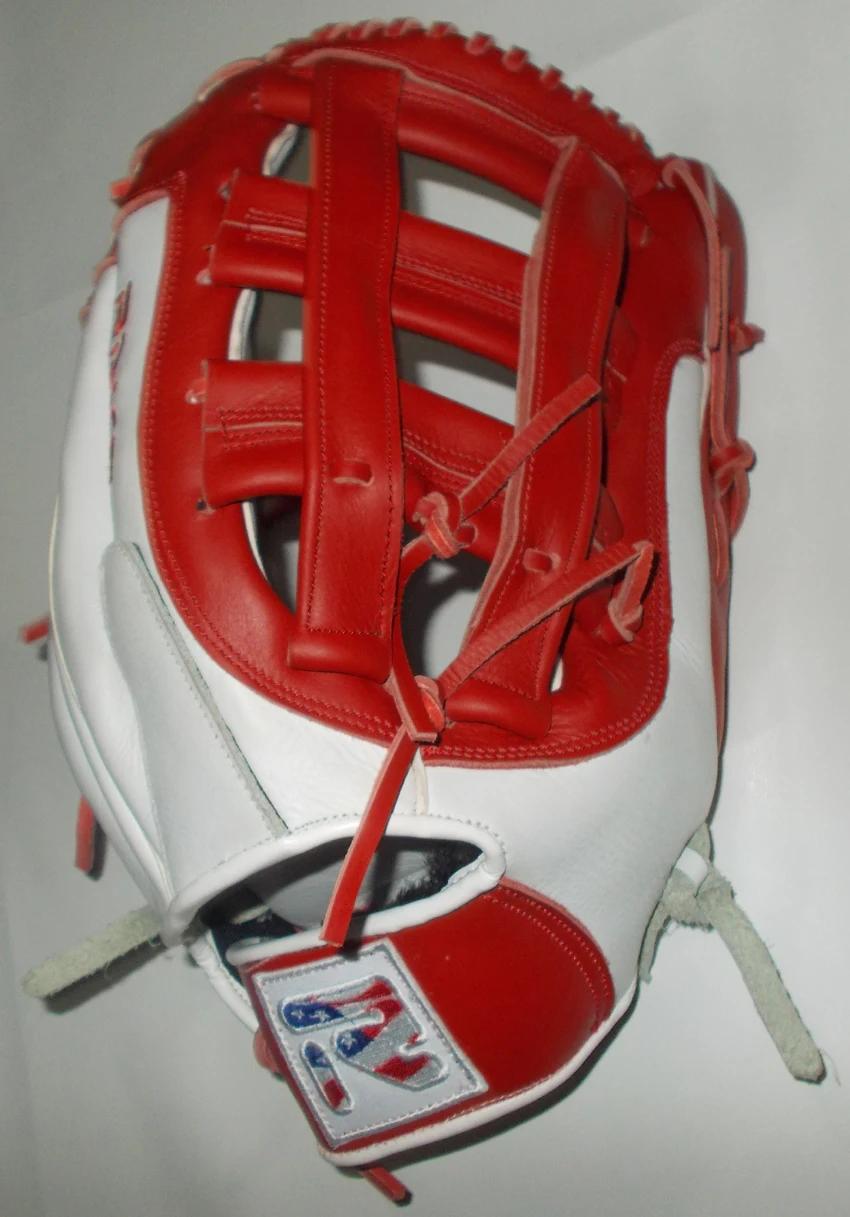 Custom Genuine Leather Baseball Catching Gloves Manufacture/genuine