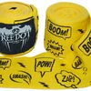 PERSONALIZED BOXING HAND WRAP INNER GLOVES WRIST PROTECTOR BANDAGES BLACK BOOM-x PRINT