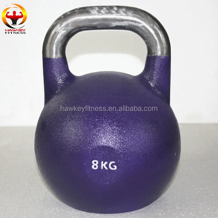 Rizhao Wholesale Weight Lifting Custom Colored Competition Kettlebells