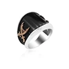 925K Sterling Silver Sword Men Ring Double Eagle Men Ring Model25