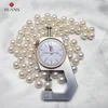 China 9.5 mm A grade white clean round shape loose pearl for earring and pendant