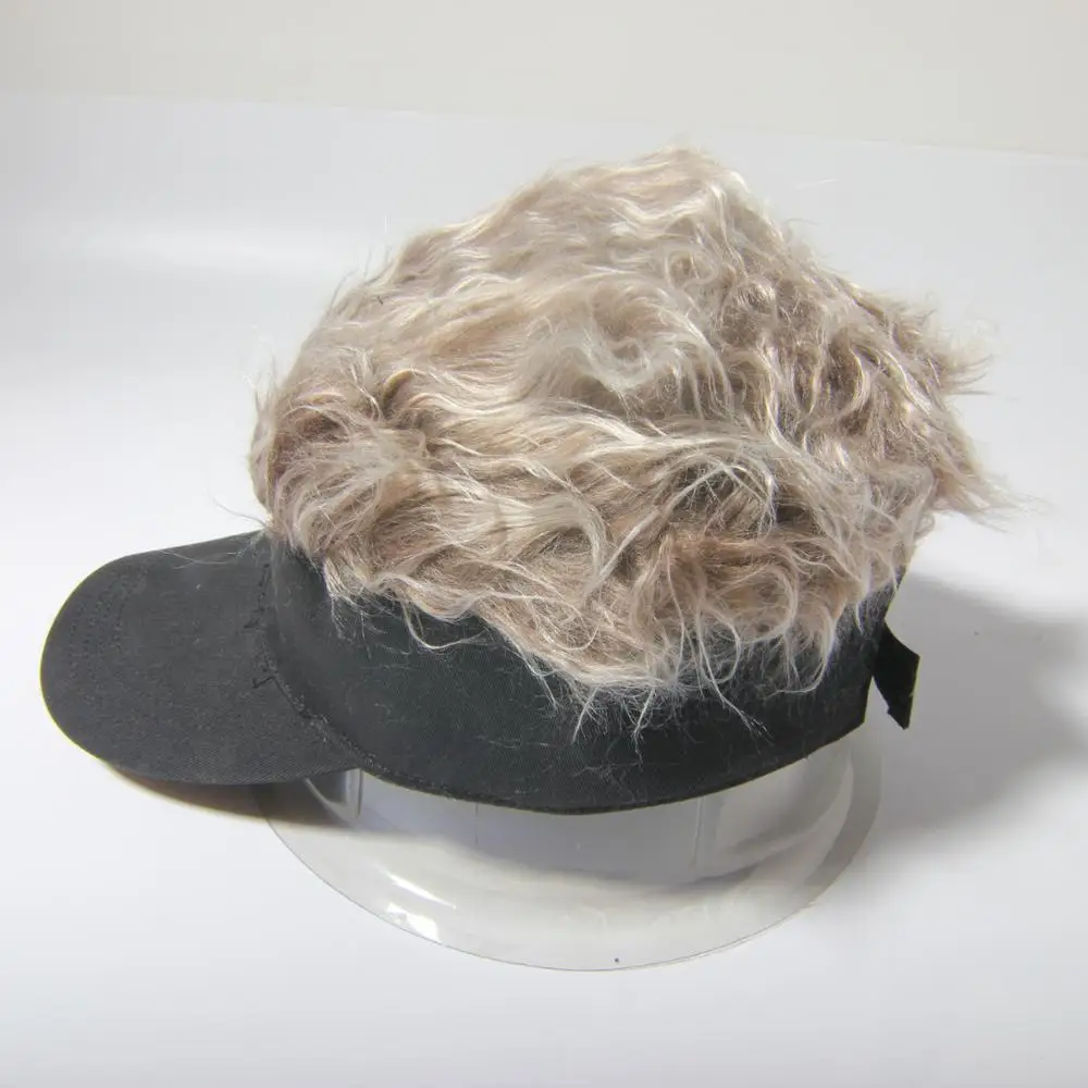 卸売ゴルフ帽子で偽毛面白い安い価格黒野球帽バイザー帽子 Buy 偽毛帽子 黒野球キャップ バイザー帽子 Product On Alibaba Com