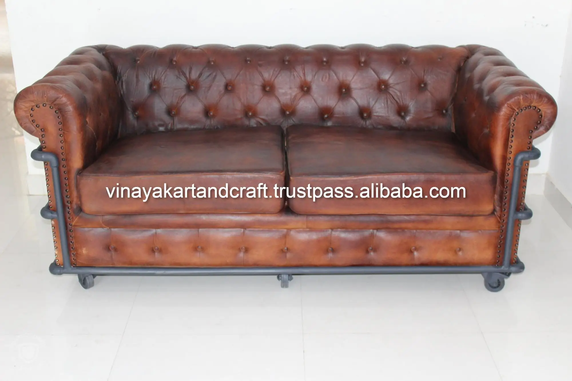 Vintage Leather Sofa Jodhpur Antique 2 Sitter Vintage Leather Sofa Jodhpur