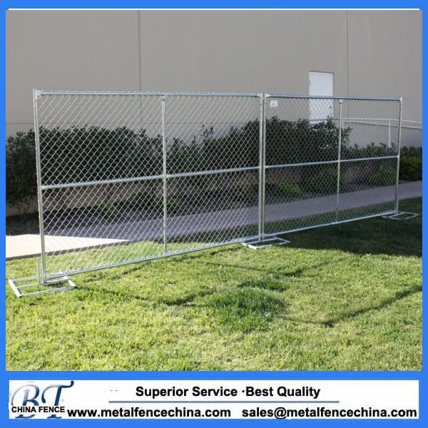 6'x9.5' Color Coated Temporary Perimeter Movable Fencing Welded ...