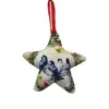 Christmas Heart - Cotton Fabric, Stuffed & Sequin Work Hangings