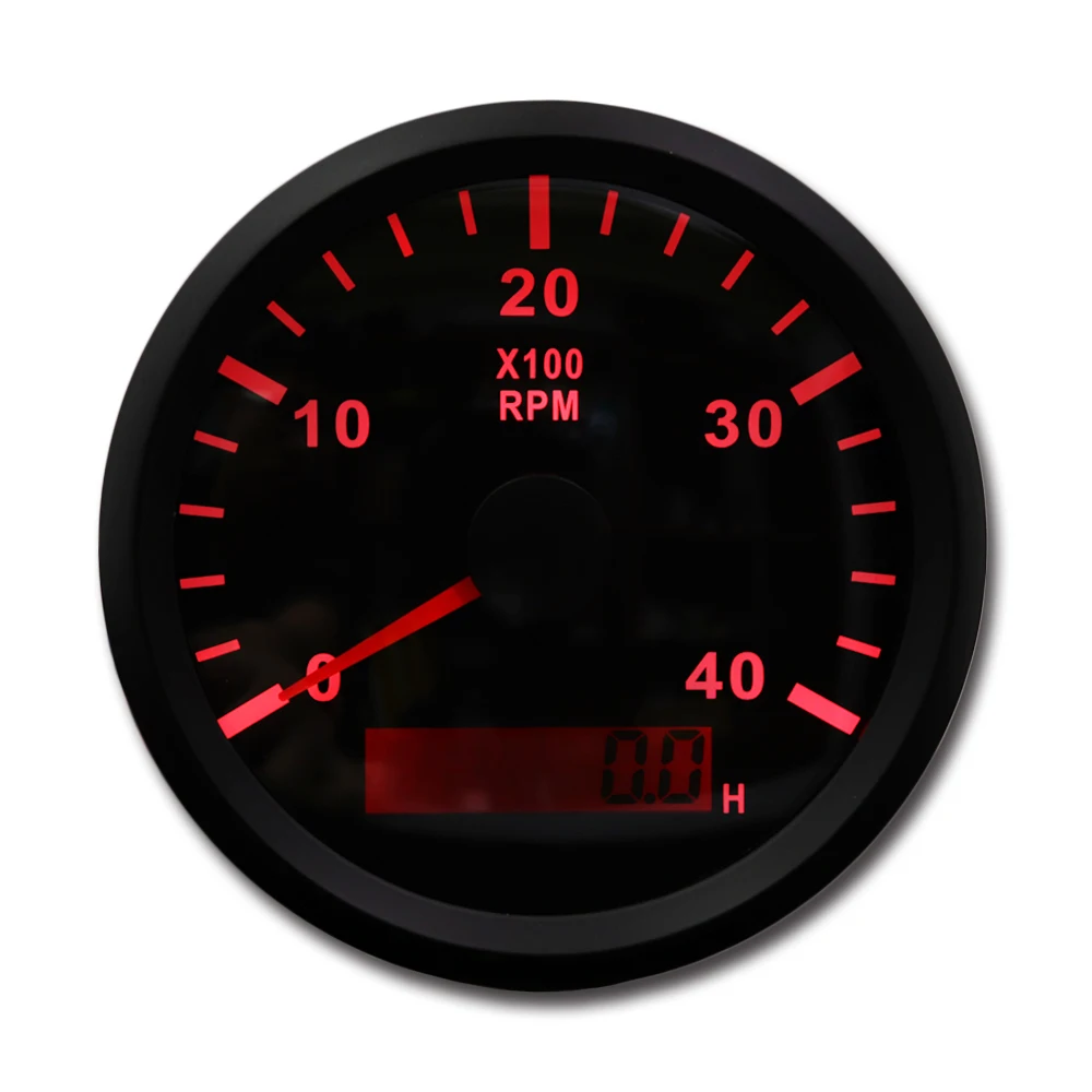 100 Waterproof 4000 Analog Rpm Hour Meter Tachometer Buy Rustproof