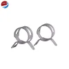 Custom dacromet plated circular constant tension 2 mini spring band hose clamps