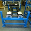 Heavy duty durable folding movable steel rolling stack storage rack for plastic industry