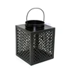 Iron Matt Black Square Unique Decorative Lanterns
