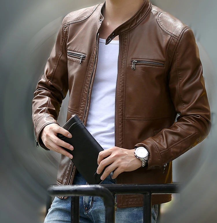 
Custom Made Leather Jackets Sheep split leather Jacket manufacturers in Pakistan 