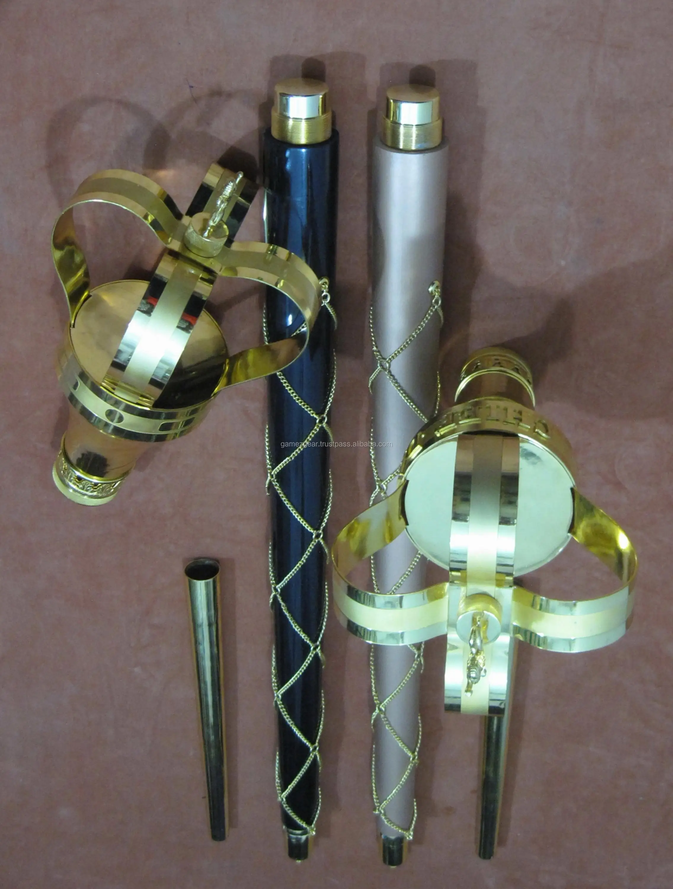 Ceremonial / Drum Major Mace Poles / Custom Mace Poles Buy Religious