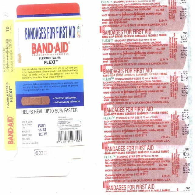 Flexi Band Aid, Dora Band Aid, Band Aid Wrapper - Disposable