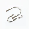 304 316 stainless steel U bolt and nut assembly with gasket