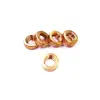 Customized flower pattern brass nut use in clothes and bag decoration