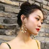 Cheap Designs Irregular Glossy Lucky 8 Shape Stud Earrings