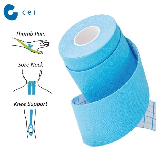 Physiology Kinesiology Sport Tape For Sensitive Skin Made In Taiwan