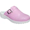 Women Fashionable 4,50 cm Heeled Orthopedic Hospital Medical Leather Nurses Clogs