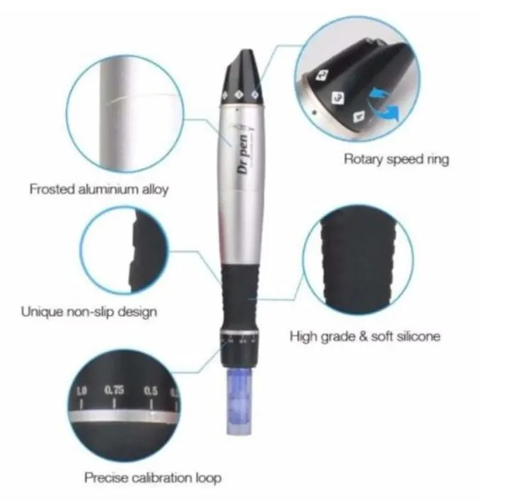 Home use microneedle a1derma pen for wrinkle removal skin rejuvenation