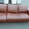 Japanese used comfortable synthetic leather 3seater sofa for sale