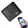 2018 New Arrival Leather Men Smart Super slim Multi function Anti-lost wallet for business gift