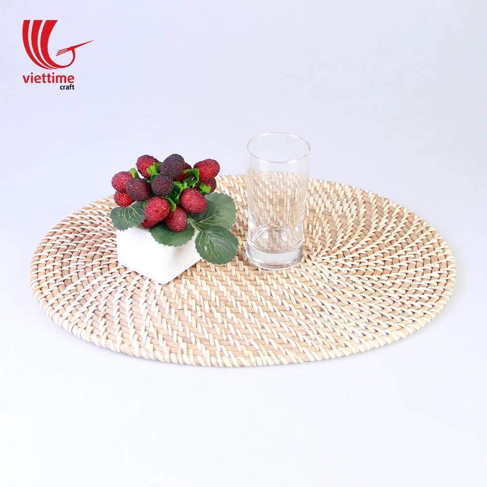 Oval Woven Rattan Charger Wholesale/decorative Table Art Buy Rattan