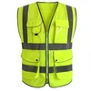 Reflective safety work wear hi vis jacket with reflector oem custom safety workwear uniform
