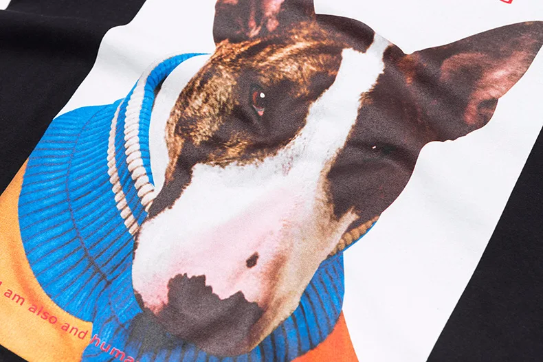 2019 OEM ODM Custom Cotton Dog Custom Printed Men Slogan T-shirt  