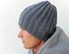 Plain Winter Men Women Custom Embroidery Own Logo Knitted Merino Wool Beanie Cap Hat