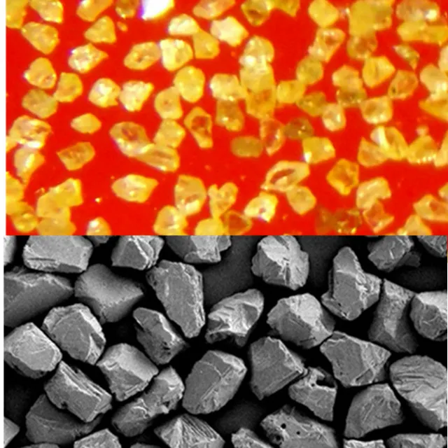 Clean Partricle Surface Mesh Sizes Synthetic Abrasive Powder For Lens