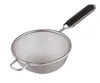Single mesh strainer with plastic handle