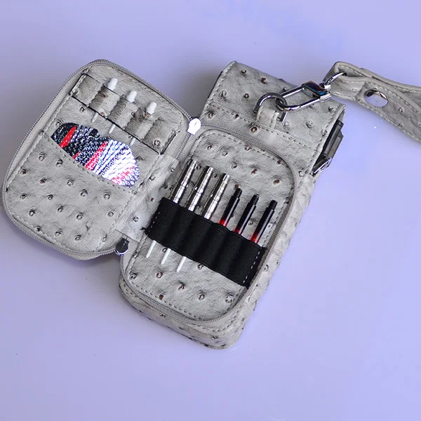 Ostrich Pu Leather Pattern Dart Case Wallet For Darts Player Buy Dart
