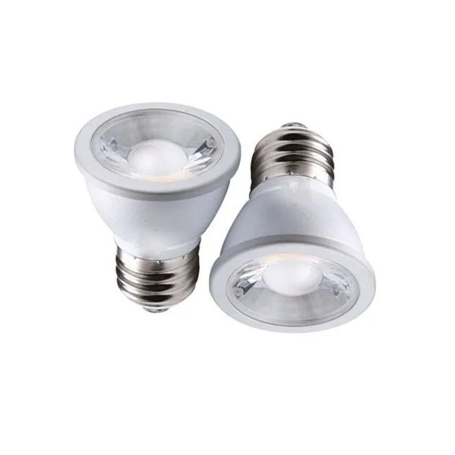 Top rated  Dimmable 120V par16  COB LED SpotLight Bulb MR16 GU10 E27  GU5.3  5W  White bulb lighting