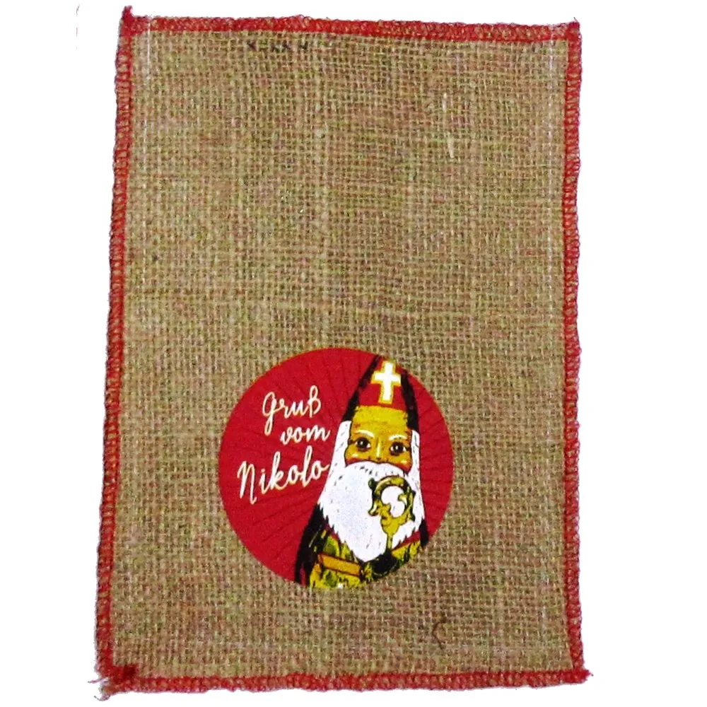 jute christmas bag