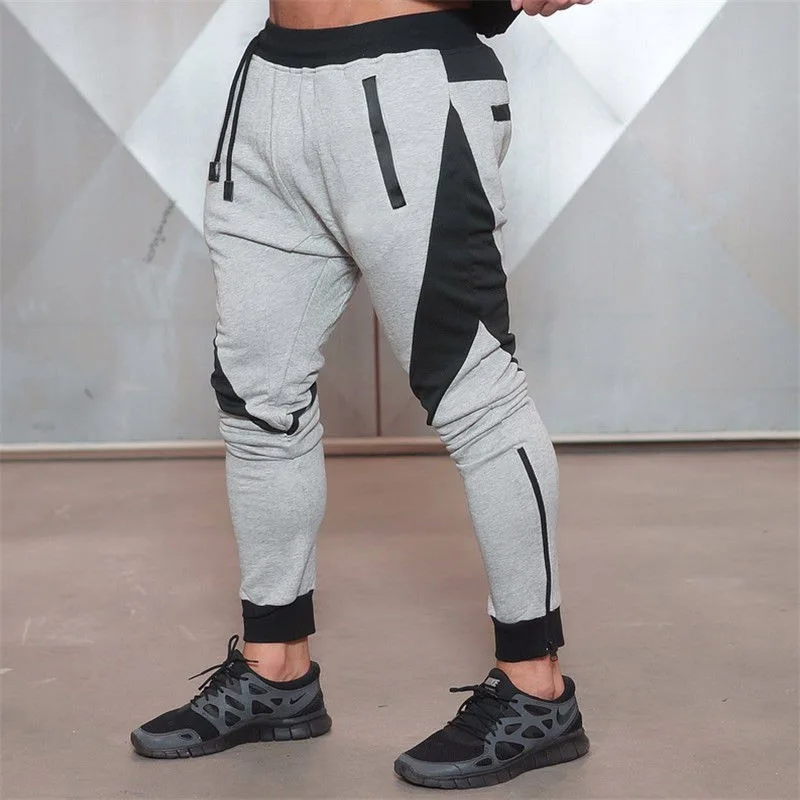 mens gym pants slim fit