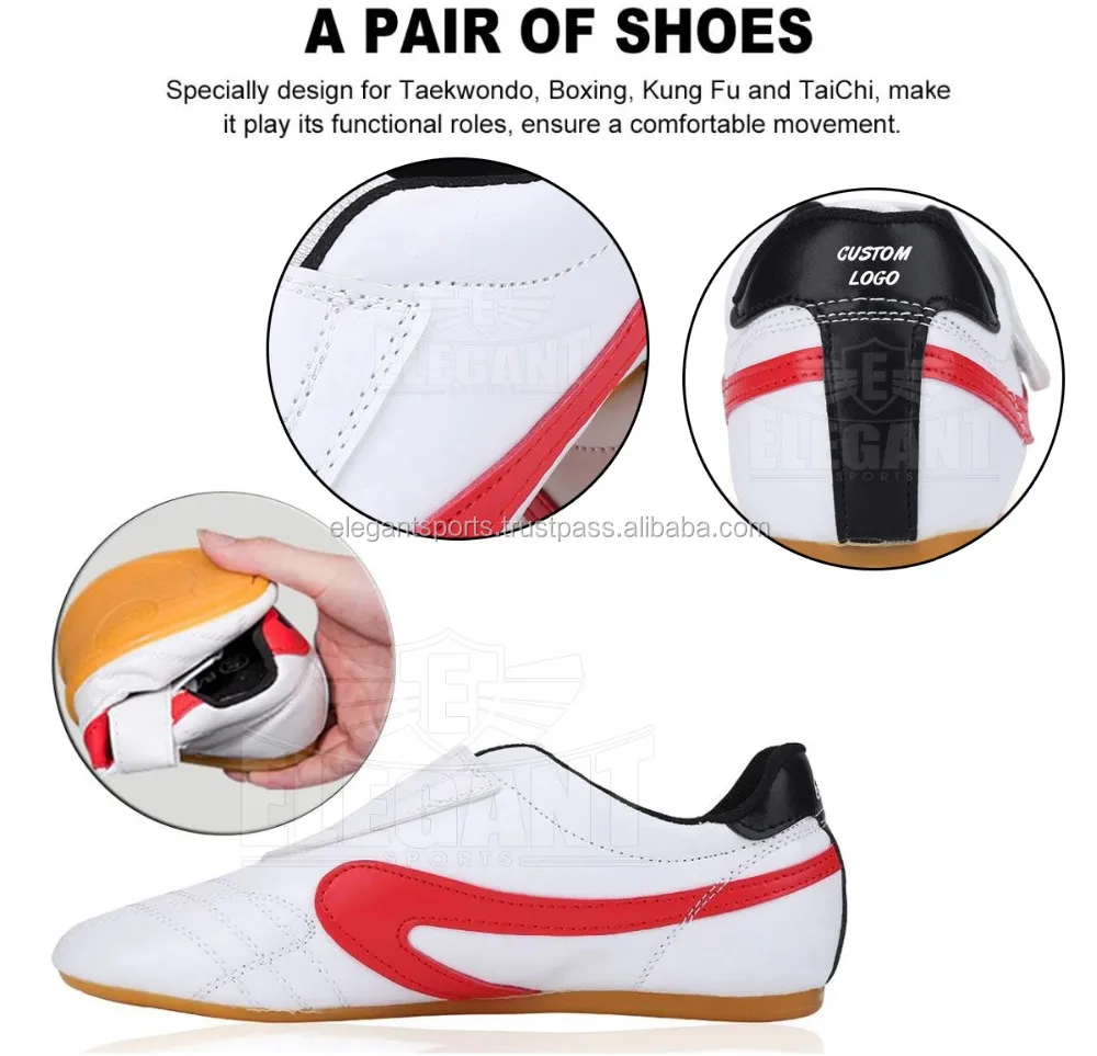 Pu Leather Training Boxing Boots Taekwondo Shoes Custom Sports Boxing Shoes Buy Genuine