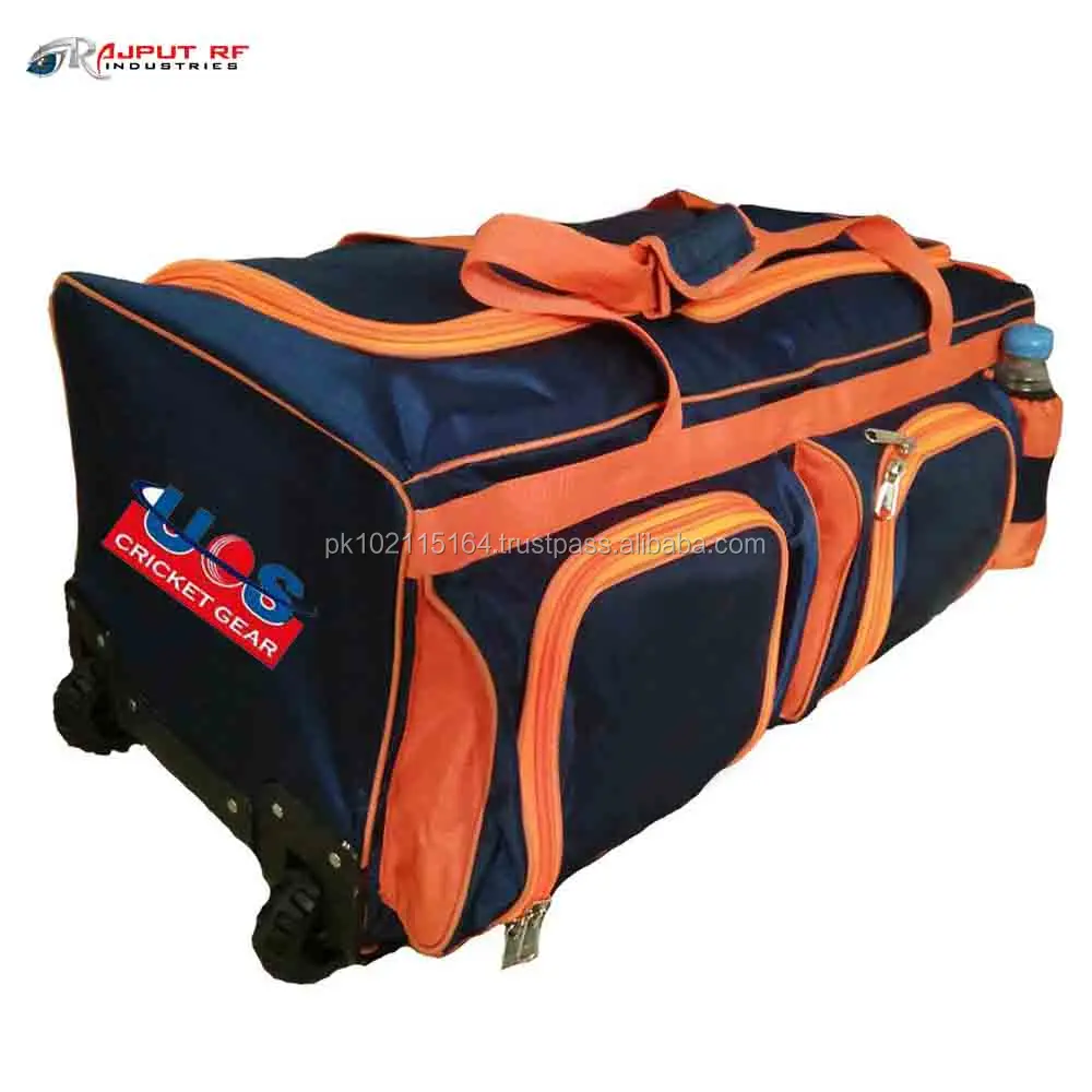 Large Capacity Cricket Kit Bags Durable Cricket Kit Bag With Wheels