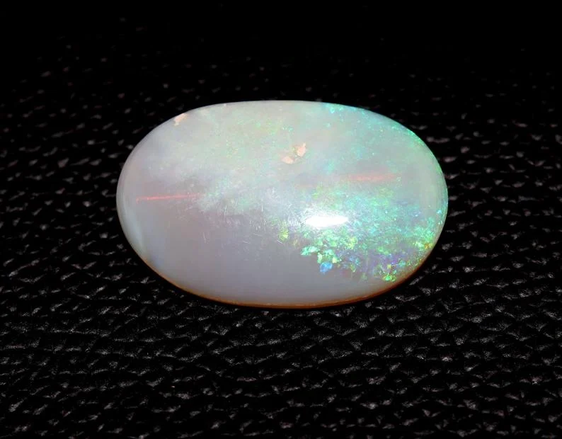 25 carati Naturale Australiano Opal Pietra Preziosa di forma Ovale Cabochon