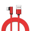 Millionwell Newest Arrival 2019 Original Fast Charging Type C USB Cable Elbow 90 degree braided usb cables For Samsung Galaxy S8