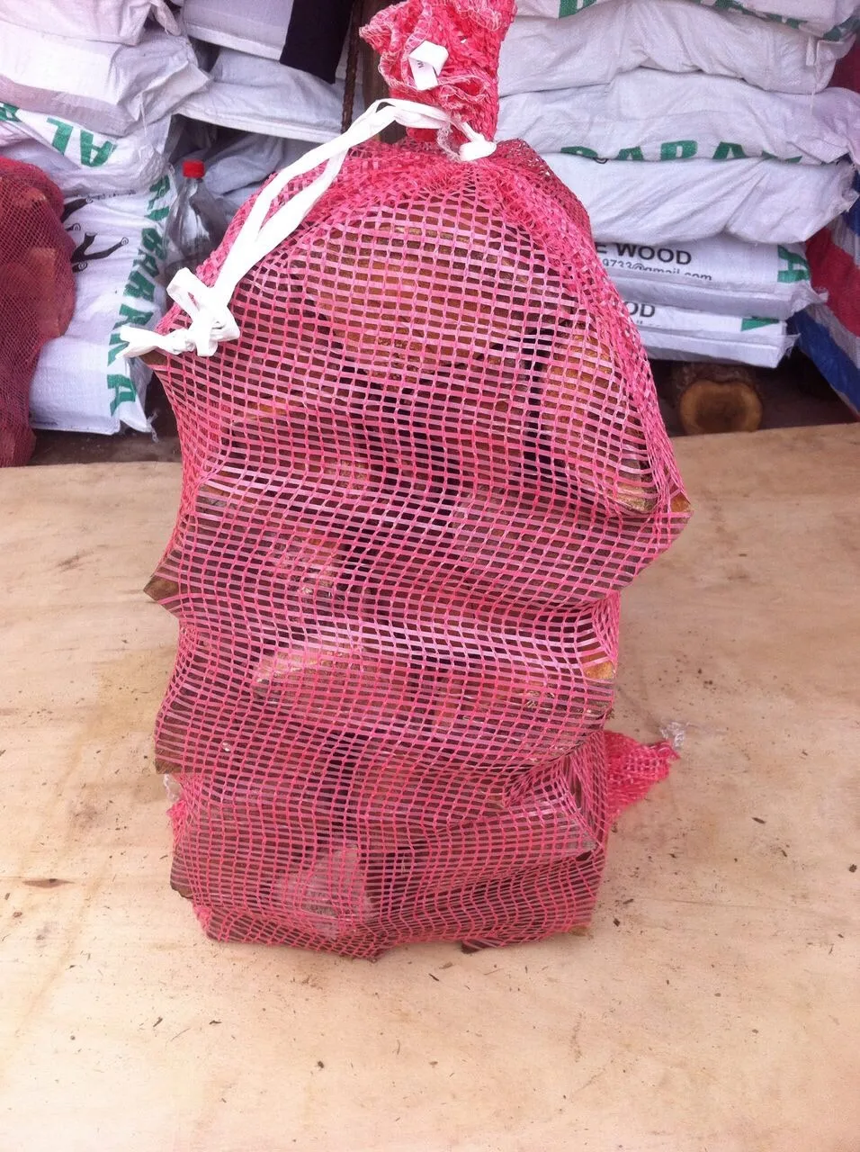 large mesh firewood bags