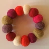 Felt Ball Bracelets Bangles