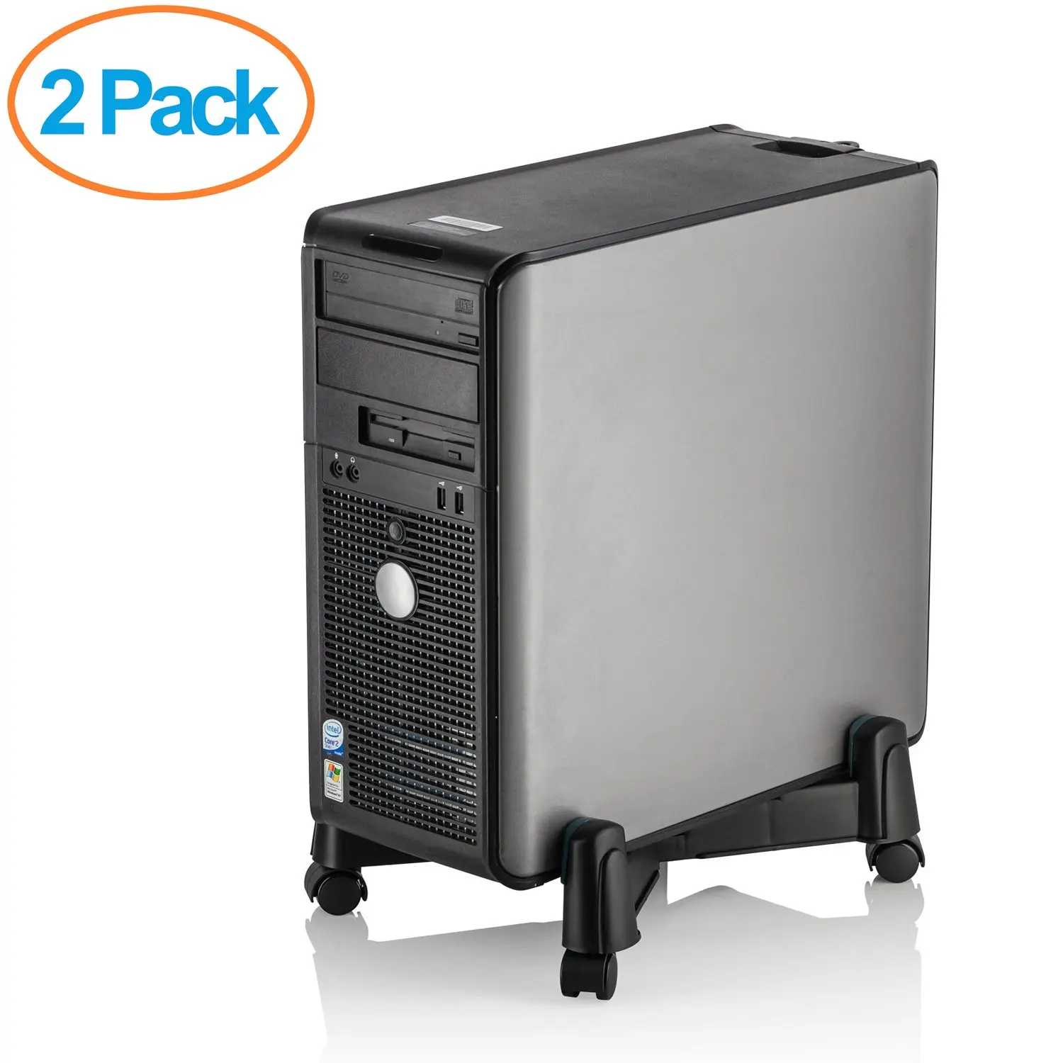 Buy Pc Mac Trolly Dolly Cart Stand Case Computer Tower 4 X Wheels Safety Black In Cheap Price On Alibaba Com