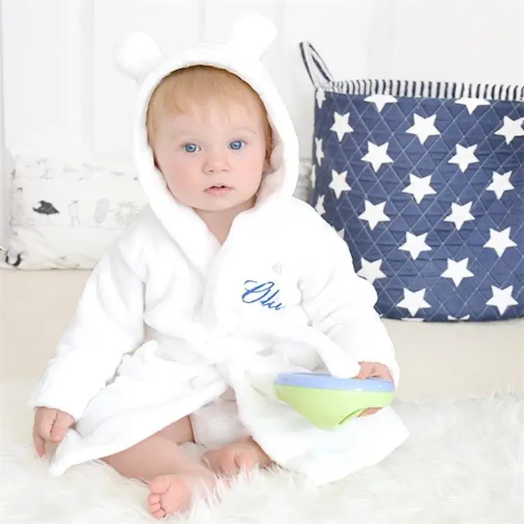 custom baby bathrobe