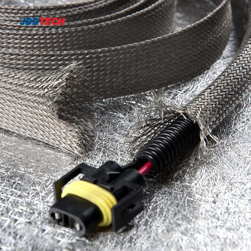 Emi Flexible Braided Copper Foil Shielding Sleeving/emi Shielding