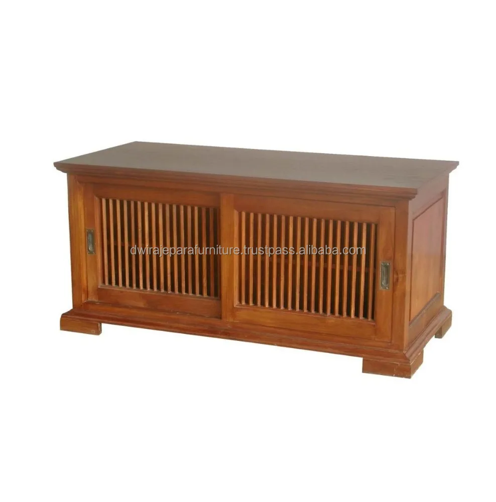 Indoor Wooden Furniture Indonesia Furniture Teak Wood Tv Cabinet